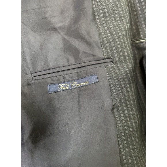 Brooks Brothers 1818 Men's Golden Fleece Madison Charcoal Pin Stripe Blazer 41R - Picture 6 of 14